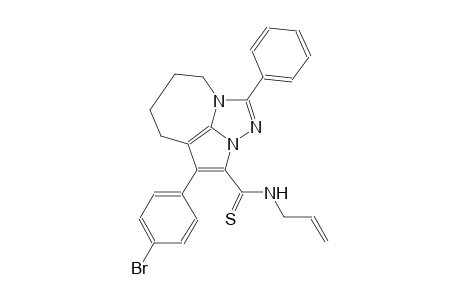 N-allyl-4-(4-bromophenyl)-1-phenyl-5,6,7,8-tetrahydro-2,2a,8a-triazacyclopenta[cd]azulene-3-carbothioamide