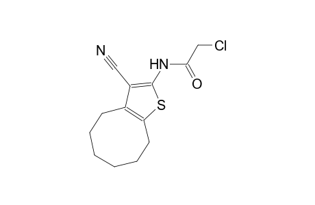 2-chloro-N-(3-cyano-4,5,6,7,8,9-hexahydrocycloocta[b]thien-2-yl)acetamide