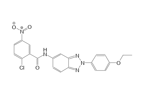 benzamide, 2-chloro-N-[2-(4-ethoxyphenyl)-2H-1,2,3-benzotriazol-5-yl]-5-nitro-