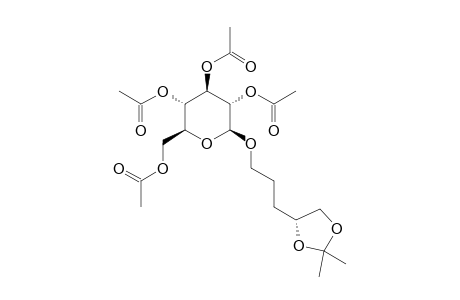 [(4S)-2,2-DIMETHYL-1,3-DIOXOLAN-4-YL]-PROPYL-TETRA-O-ACETYL-BETA-D-GLUCOPYRANOSIDE