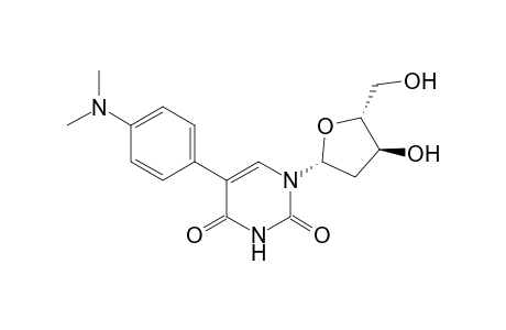 5-[p-(N,N-dimethylamino)phenyl]-2'-deoxyuridine