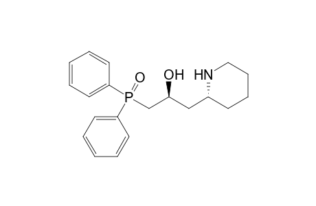 (2S)-1-diphenylphosphoryl-3-[(2R)-2-piperidinyl]-2-propanol