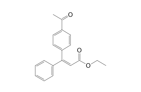 (Z)-3-(4-acetylphenyl)-3-phenyl-2-propenoic acid ethyl ester