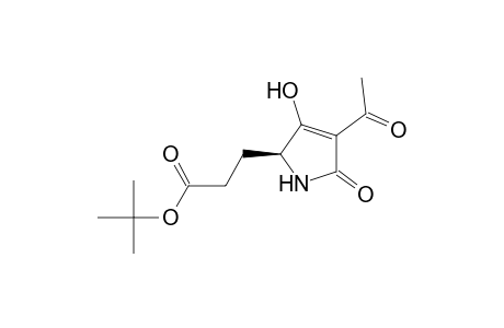 1H-Pyrrole-2-propanoic acid, 4-acetyl-2,5-dihydro-3-hydroxy-5-oxo-, 1,1-dimethylethyl ester, (S)-