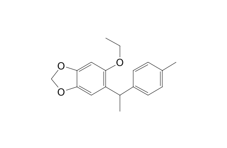 5-Ethoxy-6-[1-[4-methylphenyl]ethyl]-1,3-benzodioxole