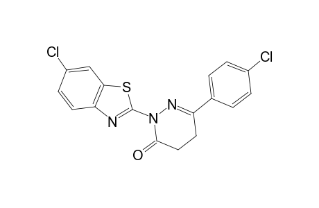 2-(6-Chloro-1,3-benzothiazol-2-yl)-6-(4-chlorophenyl)-4,5-dihydro-3(2H)-pyridazinone
