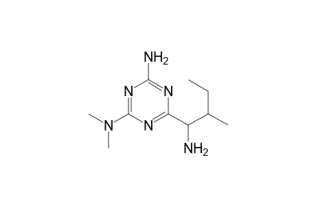 1,3,5-Triazine-2,4-diamine, 6-(1-amino-2-methylbutyl)-N,N-dimethyl-