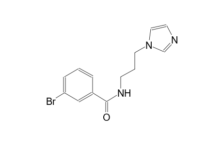 3-bromo-N-[3-(1H-imidazol-1-yl)propyl]benzamide