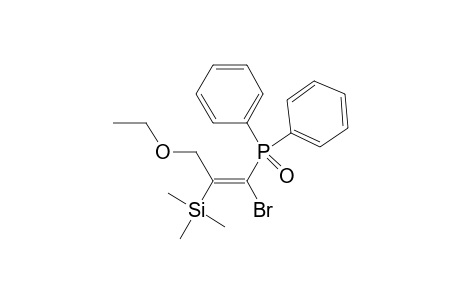 3-Ethoxy-1-bromo-2-(trimethylsilyl)propenyl(diphenyl)phosphine