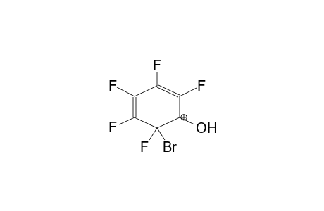 1-BROMO-2-HYDROXY-1,3,4,5,6-PENTAFLUOROBENZOLONIUM CATION