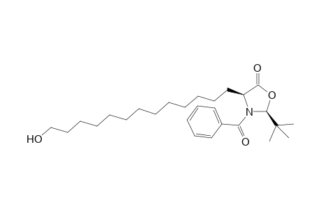 (2S,4.xi.)-3-Benzoyl-2-(tert-butyl)-4-(13-hydroxytridecyl)-5-oxazolidine