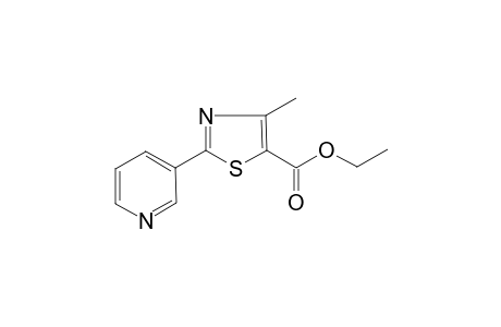 Ethyl 4-methyl-2-(3-pyridinyl)-1,3-thiazole-5-carboxylate