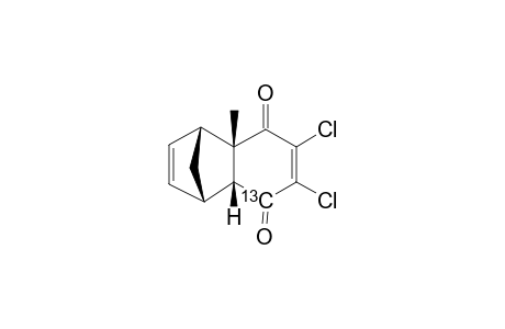 (8-C-13)-(1-ALPHA,4-ALPHA,4-ALPHA/BETA,8-ALPHA/BETA)-6,7-DICHLORO-1,4,4A,8A-TETRAHYDRO-4A-METHYL-1,4-METHANONAPHTHALENE-5,8-DIONE