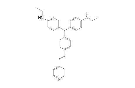 (E)-4,4'-[[[2-(4-Pyridyl)ethenyl)ethenyl]phenyl]methylene]bis[N-ethylbenzenamine]