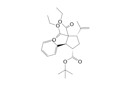 (2S*,3S*,5S*)-3-tert-Butyl 1,1-diethyl 2-phenyl-5-(prop-1-en-2-yl)cyclopentane-1,1,3-tricarboxylate