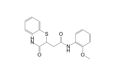 2H-1,4-benzothiazine-2-acetamide, 3,4-dihydro-N-(2-methoxyphenyl)-3-oxo-