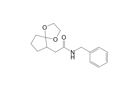 N-Benzyl-2-(1',4'-dioxa-spiro[4.4]non-6'-yl)-acetamide