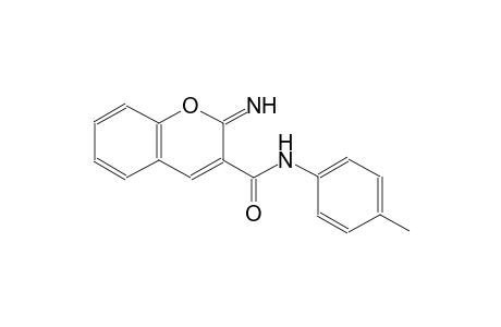 2H-1-benzopyran-3-carboxamide, 2-imino-N-(4-methylphenyl)-