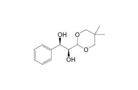 (1S*,2R*)-1-(5',5'-Dimethyl-1',3'-dioxan-2'-yl)-2-phenylethane-1,2-diol