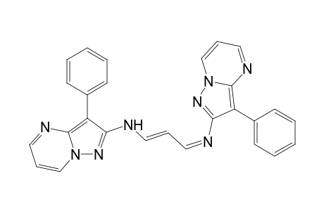Pyrazolo[1,5-a]pyrimidin-2-amine, 3-phenyl-N-[3-[(3-phenylpyrazolo[1,5-a]pyrimidin-2-yl)amino]-2-propen ylidene]-