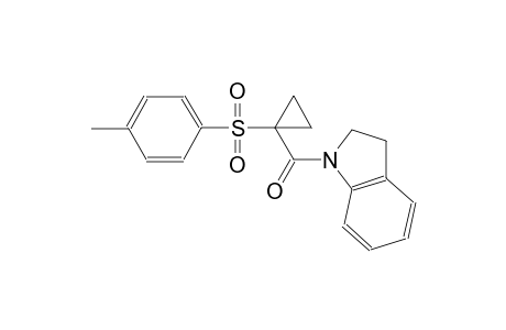 1-({1-[(4-methylphenyl)sulfonyl]cyclopropyl}carbonyl)indoline