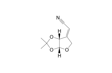 Acetonitrile, (dihydro-2,2-dimethylfuro[2,3-d]-1,3-dioxol-6(5H)-ylidene)-, [3aR-(3a.alpha.,6Z,6a.alpha.)]-