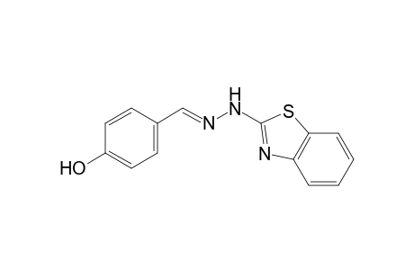 p-hydroxybenzenzaldehyde, (2-benzothiazolyl)hydrazone