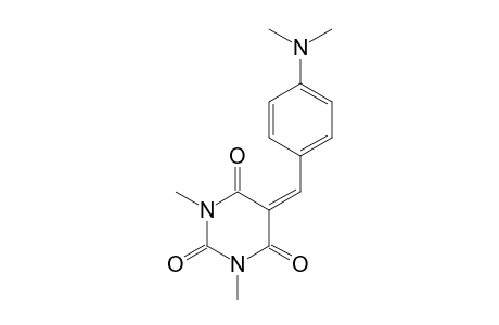 2,4,6(1H,3H,5H)-pyrimidinetrione, 5-[[4-(dimethylamino)phenyl]methylene]-1,3-dimethyl-