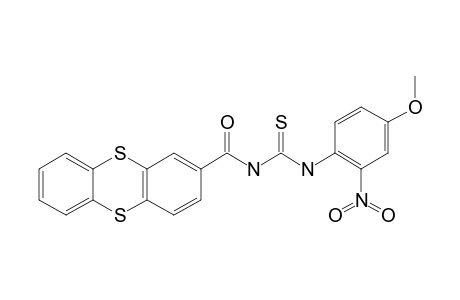 N-(THIANTHRENE-2-CARBONYL)-N'-(2-NITRO-4-METHOXYPHENYL)-THIOUREA
