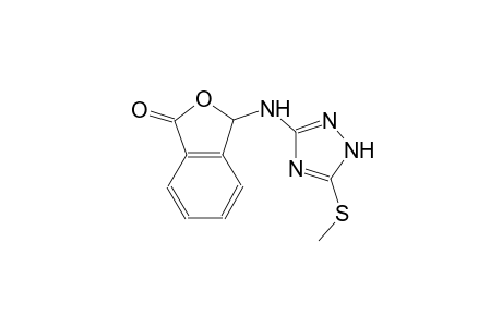 3-{[5-(methylsulfanyl)-1H-1,2,4-triazol-3-yl]amino}-2-benzofuran-1(3H)-one