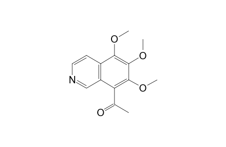 1-(5,6,7-trimethoxy-8-isoquinolinyl)ethanone