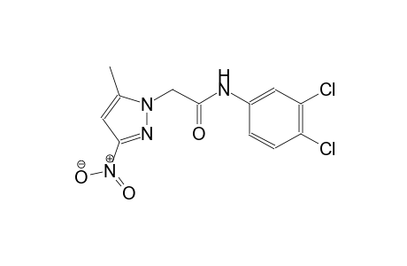 N-(3,4-dichlorophenyl)-2-(5-methyl-3-nitro-1H-pyrazol-1-yl)acetamide