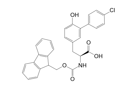 (2S)-3-[3-(4-chlorophenyl)-4-hydroxy-phenyl]-2-(9H-fluoren-9-ylmethoxycarbonylamino)propanoic acid