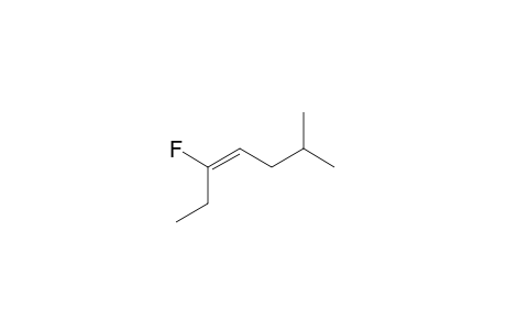 (E)-3-fluoranyl-6-methyl-hept-3-ene