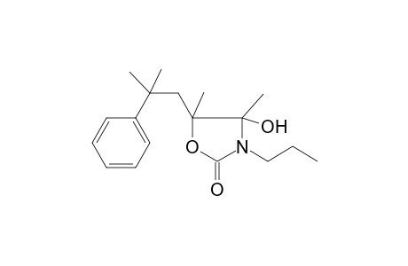 2(3H)-Oxazolone, dihydro-4-hydroxy-4,5-dimethyl-5-(2-methyl-2-phenylpropyl)-3-propyl-