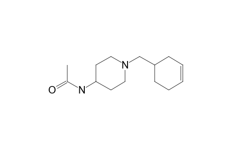 1-(3-Cyclohexen-1-ylmethyl)-4-piperidinamine, N-acetyl-