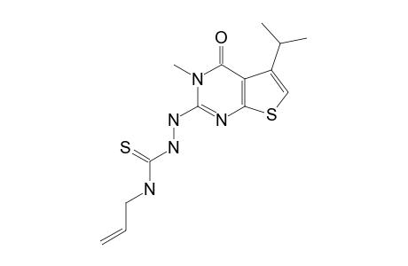 N-ALLYL-2-(5-ISOPROPYL-3-METHYL-4-OXO-3,4-DIHYDROTHIENO-[2,3-D]-PYRIMIDIN-2-YL)-HYDRAZINE-CARBOTHIOAMIDE