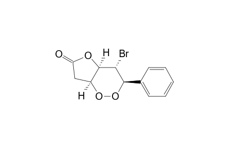 (+-)-(3R,4S,4aR,7aS)-4-Bromo-3-phenyl-tetrahydro-furo[3,2-c][1,2]dioxin-6-one