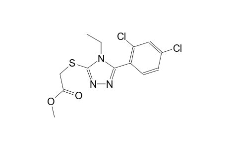 methyl {[5-(2,4-dichlorophenyl)-4-ethyl-4H-1,2,4-triazol-3-yl]sulfanyl}acetate