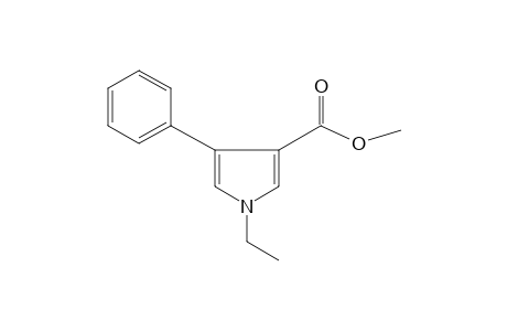 3-PYRROLECARBOXYLIC ACID, 1-ETHYL-4- PHENYL-, METHYL ESTER