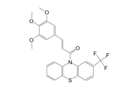 2-(trifluoromethyl)-10-[(2E)-3-(3,4,5-trimethoxyphenyl)-2-propenoyl]-10H-phenothiazine
