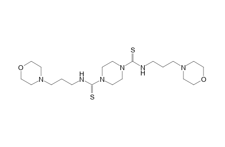 N,N'-bis(3-morpholinopropyl)dithio-1,4-piperazinecarboxamide