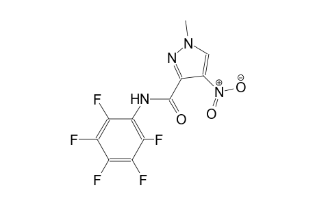 1-methyl-4-nitro-N-(2,3,4,5,6-pentafluorophenyl)-1H-pyrazole-3-carboxamide