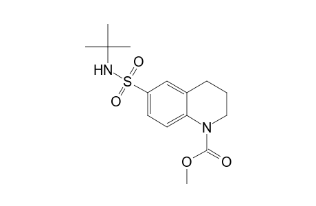 2H-Quinoline-1-carboxylic acid, 6-tert-butylsulfamoyl-3,4-dihydro-, methyl ester