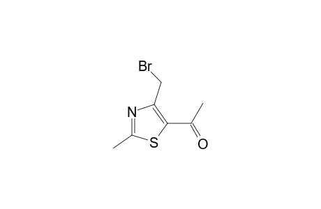 1-[4-(bromomethyl)-2-methyl-1,3-thiazol-5-yl]ethanone