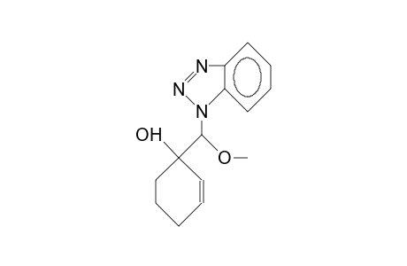 3-(1-Benzotriazolyl-methoxy-methyl)-3-hydroxy-1-cyclohexene