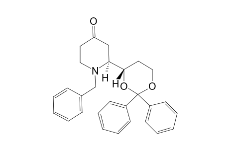 anti-(2RS)-1-Benzyl-2-[(4RS)-2,2-Diphenyl-1,3-dioxan-4-yl]piperidin-4-one