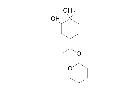 Ethane, 1-(3,4-dihydroxy-4-methylcyclohexyl)-1-(tetrahydropyran-2-yloxy)-