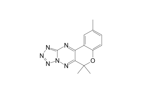 6H-[1]Benzopyrano[4,3-e]tetrazolo[1,5-b][1,2,4]triazine, 2,6,6-trimethyl-