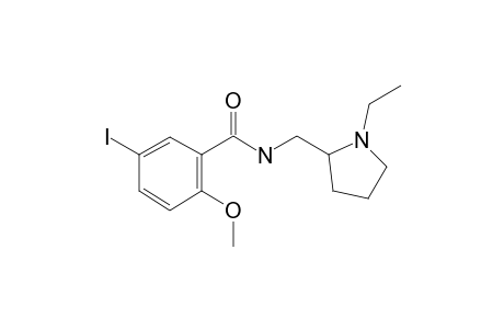 N-[(1-ethylpyrrolidin-2-yl)methyl]-5-iodo-2-methoxybenzamide